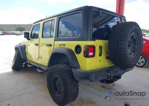 2022 Jeep Wrangler Unlimited Sport 4X4 z USA, uszkodzony, nr VIN 1C4HJXDN7NW258132